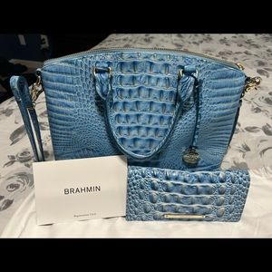 Brahmin purse and wallet